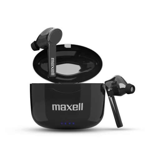 Maxell Sync Up Black True Wireless Earbuds with Charging Case