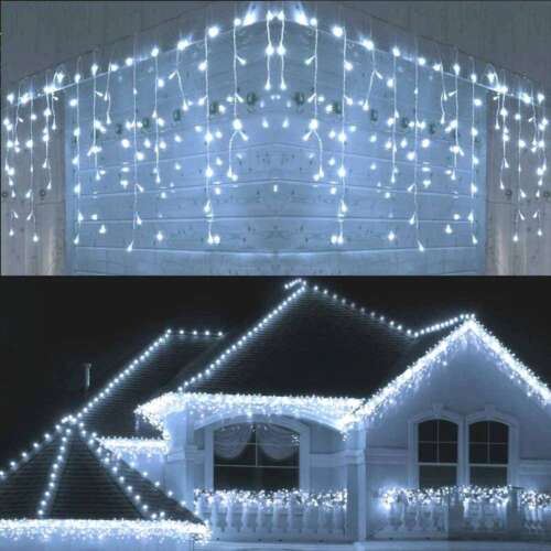 Hideg fehér, vezetékes LED Fényfüzér 180db izzóval 