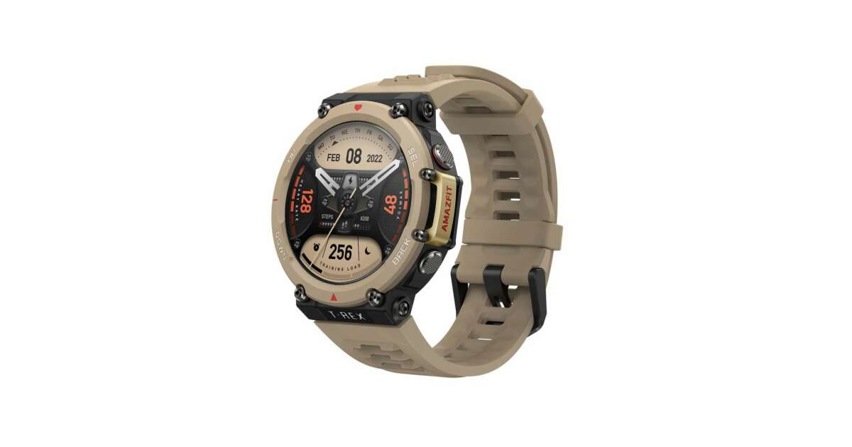Amazfit T-Rex cm AMOLED 47 mm Beige, Black GPS