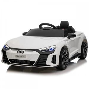 Audi RS e-tron GT gyerek elektromos autó, fehér, szögletes nézet - R-Sport