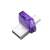 Kingston DataTraveler MicroDuo 3C 256GB USB pendrive USB-A és USB-C csatlakozókkal, lila színben