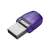Kingston DataTraveler MicroDuo 3C 256GB Pendrive USB z złączami USB-A i USB-C, fioletowy