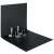 LEITZ 50mm A4 black ring binder, recycled cardboard, 180 Recycle, open