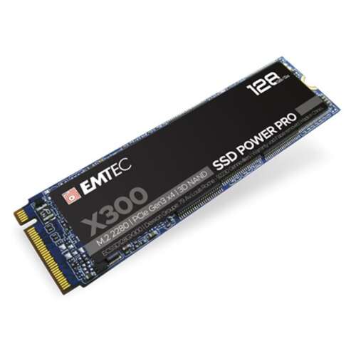 Solid State Drive SSD Emtec X300 Power Pro ECSSD128GX300, 128 GB, M.2 2280, PCI-E x4 Gen3 NVMe (ECSSD128GX300)
