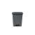 CURVER Compatta 50L rectangular pedal bin, dark grey