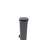 CURVER Compatta 50L rectangular pedal bin, dark grey