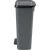 CURVER Compatta 50L dark grey pedal bin side profile