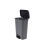 CURVER Pedal Bin, Rectangular, 50 l, CURVER "Compatta", Dark Grey 47635057