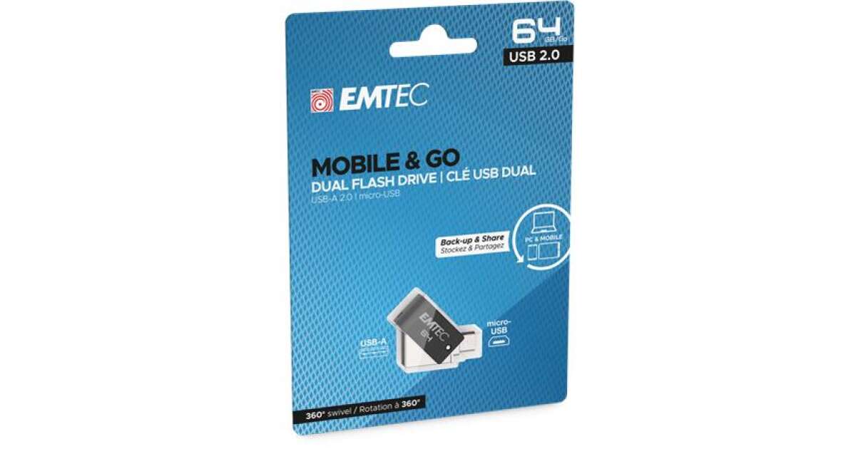 Clé USB Emtec 64 GB - 2.0
