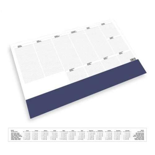 TOPTIMER Buchvorlage, 576x407 mm, mit Wochenplaner, TOPTIMER "T110", blau