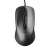 TRUST Carve wired optical mouse, black, top view
