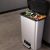 CURVER Compatta 50L pedal bin filled with waste, open lid
