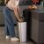 Using CURVER Compatta 50L pedal bin in kitchen, adding waste