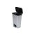 CURVER Pedal bin, rectangular, 50 l, CURVER "Compatta", black-silver 47636811