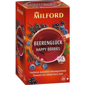MILFORD Gyümölcstea, 20x2,5 g, MILFORD "Happy berries", bogyós gyümölcs 47636946 