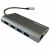 LC Power LC-HUB-C-MULTI-5 USB-C Adapter mit HDMI-, USB- und Ethernet-Anschlüssen