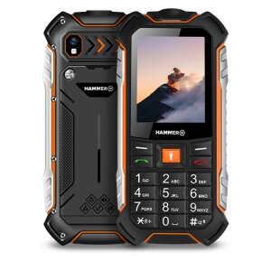 Myphone hammer boost 2,4" 64/256gb lte dual sim mobilný telefón odolný voči pádu, prachu a nárazom - čierny/oranžový 47637577 Telefóny pre seniorov