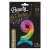 Beauty & Charm 74 cm rainbow number 9 foil balloon with stand, self seal