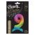 Rainbow Number 9 Foil Balloon with Base 74 cm 47638357