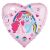 My Little Pony Heart Balloon - Pinkie Pie & Rainbow Dash - 45cm - Unpackaged