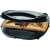 Bomann ST/WA 1364 CB Multigrill, stainless steel and black, open, with toasted bread