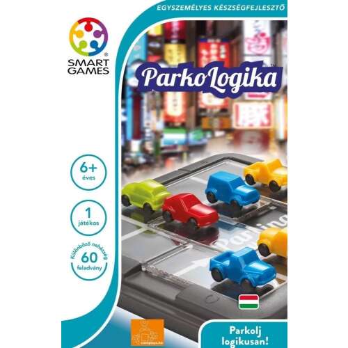 ParkoLogika Smart Games logikai játék, egy játékos, 60 kihívás, 6 éves kortól