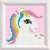Diamond Dotz unicorn diamond painting kit with frame, 9.5x9.5 cm