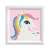 Diamond Dotz unicorn diamond painting kit with frame, 9.5x9.5 cm