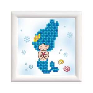 Diamond Dotz Starter-Set, Diamant-Malerei-Bild mit Rahmen, Meerjungfrau