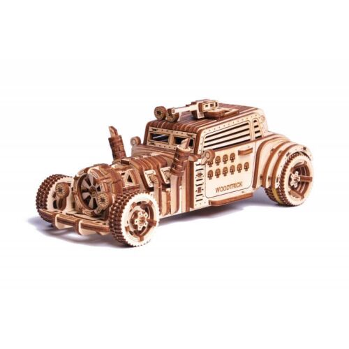 Wood Trick Apocalyptic Car Puzzle 3D din lemn asamblat