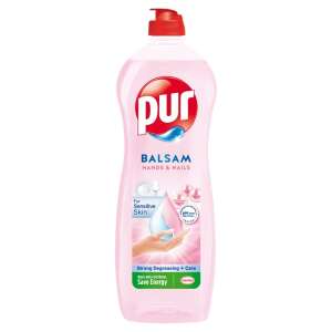 Detergent de vase Pur Balsam Hands & Nails, 750 ml, degresare puternică, pentru pielea sensibilă, economie de energie - Pur Lichid de spălat vase manual