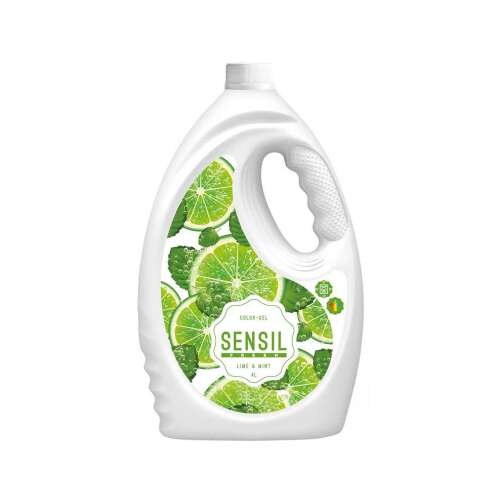Sensil Color Gel Laundry Detergent, Lime & Mint, 4 Liter