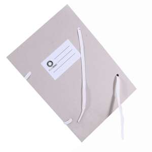 Bluering A4 ribbon-bound document cover with 1.5m ribbon, grey - BlueRing