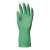 Gumové rukavice odolné voči chemikáliám l nitril green_eurotechnique 47665737}