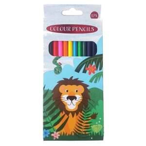 12 pack of colored pencils in a jungle animal box - Colored Pencil