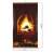 EvoKing GER-001 decorative electric infrared panel with fireplace image, dimensions