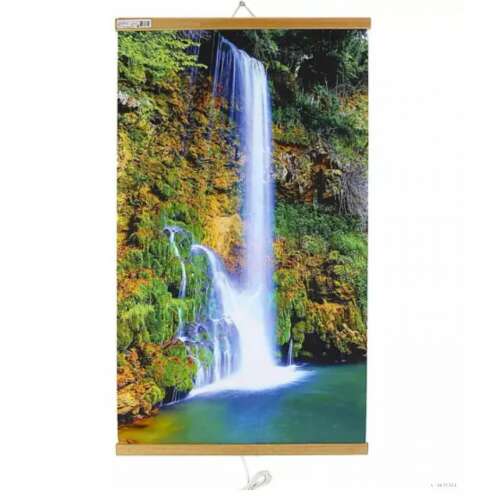 EvoKing Dekoratives elektrisches Infrarot-Heizpaneel mit Wasserfallbild