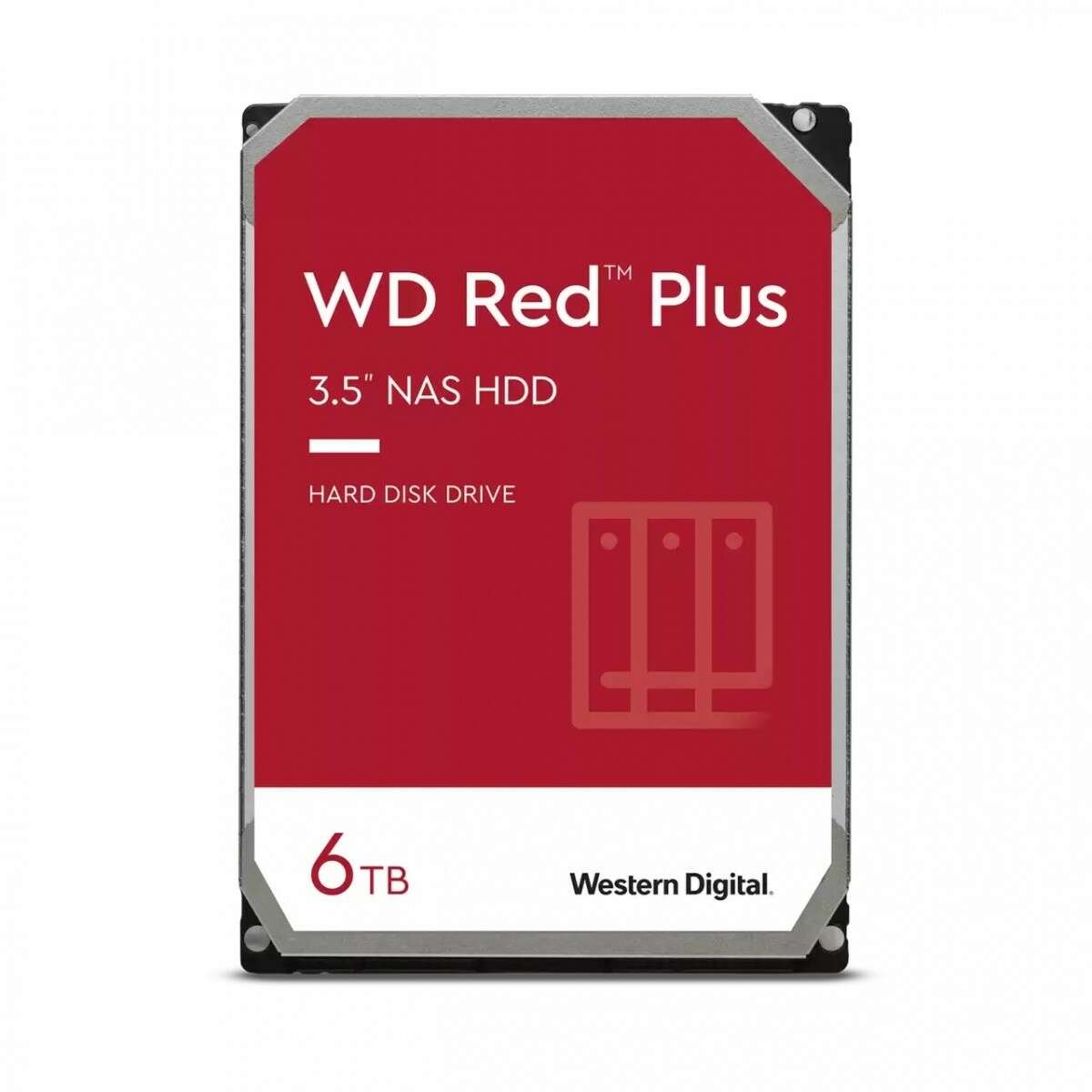 Western digital red plus wd60efpx merevlemez-meghajtó 3.5" 6000 g...