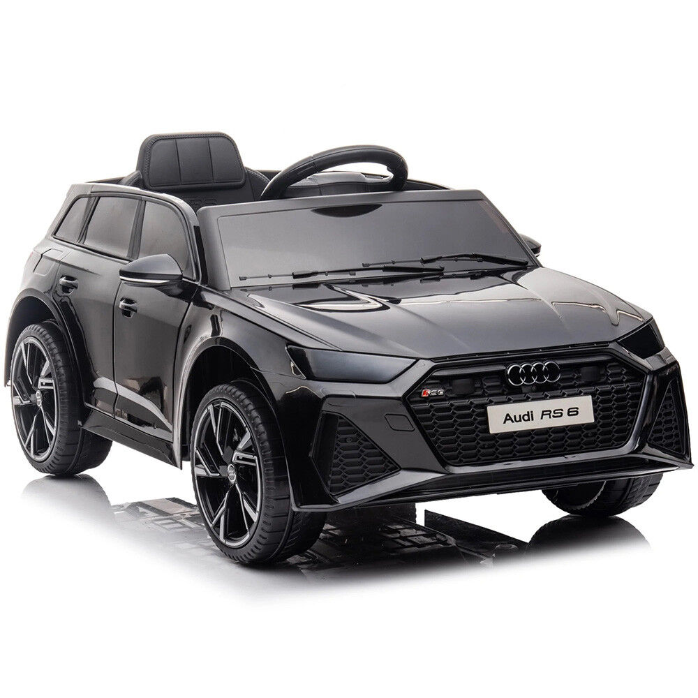 Audi RS6 GT - elektromos kisautó, eredeti licence, fekete