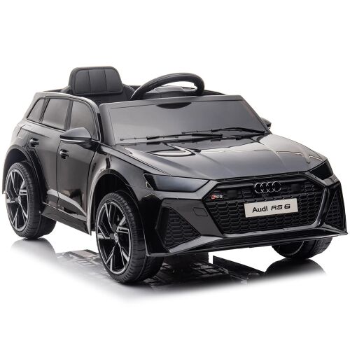 Audi RS6 GT - elektromos kisautó, eredeti licence, fekete