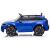 Oldalnézet a kék Audi RS6 GT elektromos kisautóról kisgyermekek számára