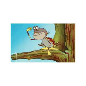 Ilustrație de caracter din diafilmul Vizipók-csodapók I. (Eltáncolt üzenetek) - Filme diapozitive