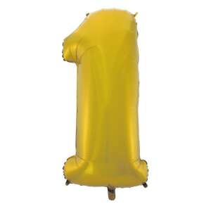 Goldene Nummer 1 Folienballon, 92cm - Mattel
