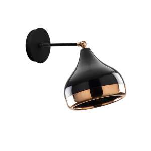 Yıldo black 1 fali lámpa, black and copper wall lamp - Lamp & Lighting
