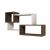 Afro white-nut wall shelf 90 x 51 x 20 cm 47740594