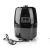 Back view of black Nedis KAAF120FBK hot air fryer