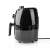 Фритюрник с горещ въздух Nedis KAAF120FBK 2,4L, черен страничен изглед