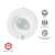 Senzor pohybu SmartLife | Zigbee 3.0 | Napájanie z batérie | IP20 | Uhol snímania: 120° | Dosah snímača: 5 m | Maximálna životnosť batérie: 12 mesiacov | Android™ / IOS | Biela 47773136
