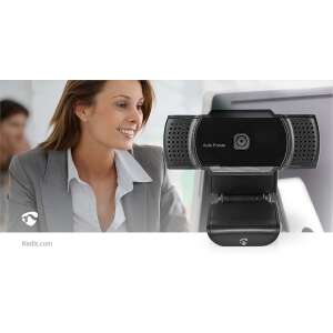 Webcam | 2K@30fps | Auto Focus | Microfon încorporat | Negru 47773435 Camere web