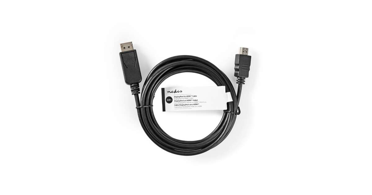 Câble DisplayPort vers HDMI, Roline, par